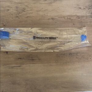 Mobility Week Blue and Clear Lanyard